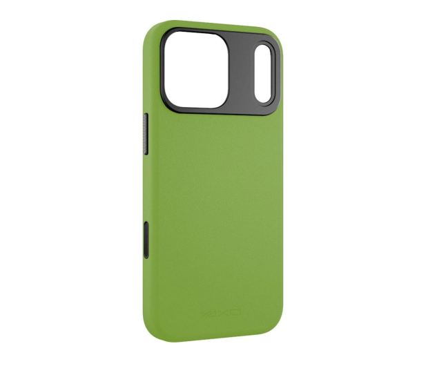 YAXO Leather Gear Slim Case MagSafe iPhone 17 Pro Tropic Green - 1455888 - zdjęcie 2